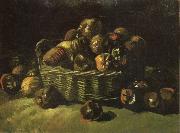 Still life with Basket of Apples (nn04) Vincent Van Gogh